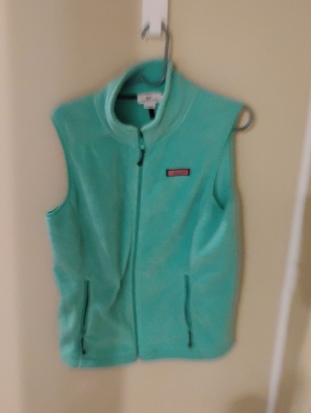 Vineyard Vines women's Fleece Full Zip Vest Sz M